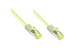 Good Connections Patchkabel m. Cat.7 Rohkabel grau 1m