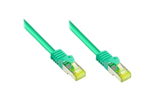 Good Connections Patchkabel m. Cat.7 Rohkabel grün 1m