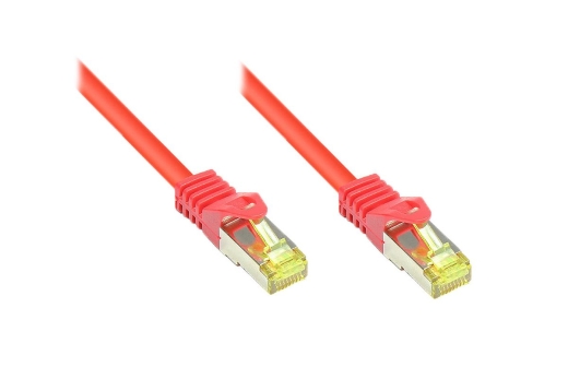 Good Connections Patchkabel m. Cat.7 Rohkabel rot 1m