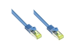 Good Connections Patchkabel m. Cat.7 Rohkabel blau 1,5m