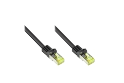 Good Connections Patchkabel m. Cat.7 Rohk. schwarz 2m