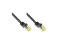 Good Connections Patchkabel m. Cat.7 Rohk. schwarz 2m