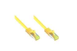 Good Connections Patchkabel m. Cat.7 Rohkabel gelb 3m