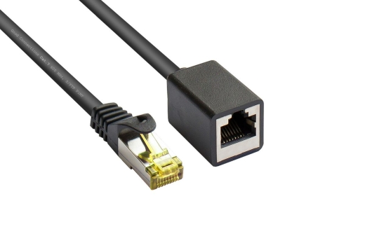 Good Connections Patchkabelverl. m. Cat.7 RK schwarz 0,5m