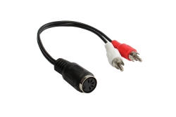 Good Connections Audio Adapter 2xCinch St.-5-pol DIN Bu.