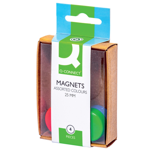 Haftmagnete - Ø 25 mm, sortiert, 4 Stück