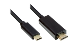 Good Connections Adapterkabel USB-C an HDMI 2.0 schw. 3m