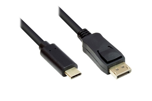 Good Connections Adapterkabel USB-C an DP1.2 schwarz 2m
