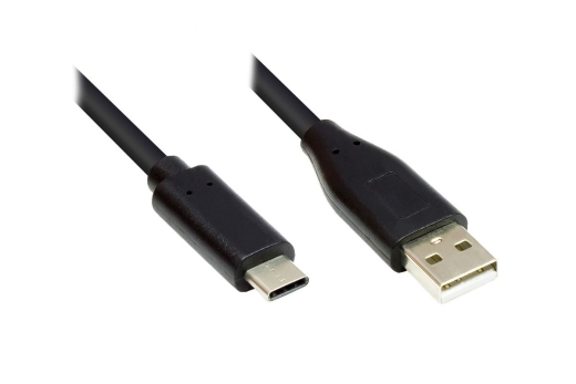 Good Connections USB2.0 Kabel A-C schw. 1m