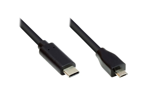 Good Connections USB2.0 Kabel Micro B-C schw. 3m