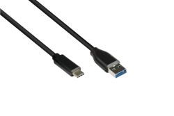 Good Connections USB3.0 Kabel A-USB-C schwarz 2m