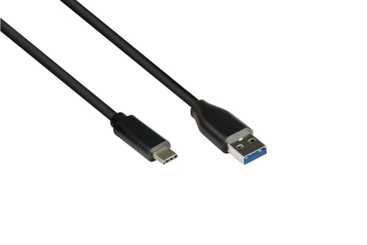 Good Connections USB3.0 Kabel A-USB-C schwarz 3m