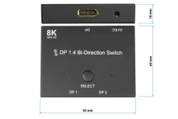 Good Connections DP1.4 Switch 2-fach bidirektional 8K@30Hz