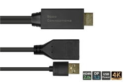 Good Connections Adapter HDMI2.0b-St.-DP1.2-Bu. 0,3m