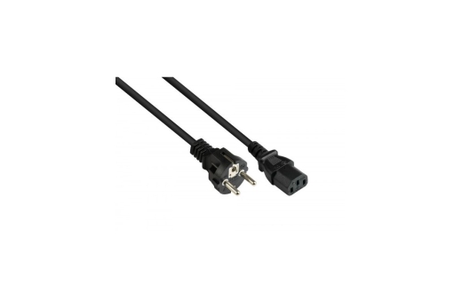 Good Connections Schutzkontakt-Stecker an C13 schw. 5m