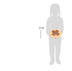 Solitär Holzkugel