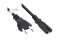 Good Connections Euro-Netzkabel an C7/Euro 8 Bu. schw. 2,5m