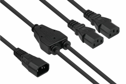 kabelmeister Y-Kaltgeräteverlängerung C14-...