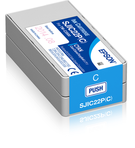 EPSON Patrone für ColorWorks C3500 cyan [C33S020602]