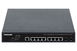 INTELLINET 10-Port L2+ Managed PoE++ Switch 8x Gbit 2x SFP