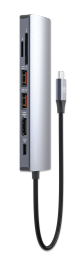 MANHATTAN 7-in-1 4K USB-C Dockingstation 1xHDMI 2xUSB 10Gb/s