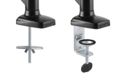 MANHATTAN Halterung 1 Monitor Gasdruck Aluminium 17-32 Zoll