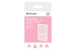 Verbatim Charge´n´Go Magnetic Wireless Power Bank 5000 Pink