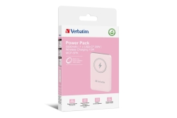 Verbatim Charge´n´Go Magnetic Wireless Power Bank 5000 Pink