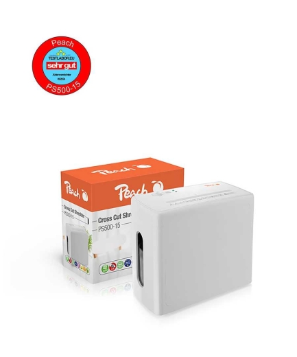 Peach Aktenvernichter SuperSilent PS500-15 10l P4
