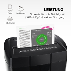 Peach Aktenvernichter High Performance inkl. Service Kit