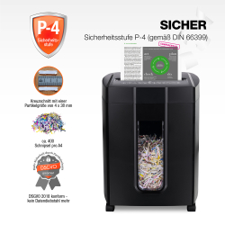 Peach Aktenvernichter High Performance inkl. Service Kit