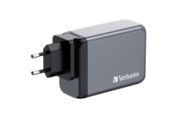 Verbatim GNC-240 GaN Charger 4 Port 240W USB A/C (EU/UK/US)