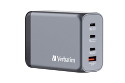 Verbatim GNC-240 GaN Charger 4 Port 240W USB A/C (EU/UK/US)