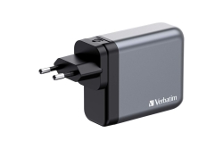 Verbatim GNC-140 GaN Charger 4 Port 140W USB A/C (EU/UK/US)