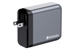 Verbatim GNC-140 GaN Charger 4 Port 140W USB A/C (EU/UK/US)