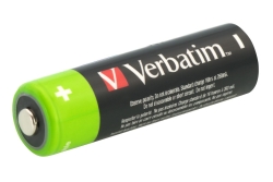 Verbatim RECHARGEABLE BATTERY AA 4 PACK / HR6