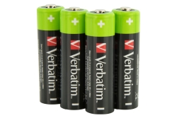 Verbatim RECHARGEABLE BATTERY AA 4 PACK / HR6