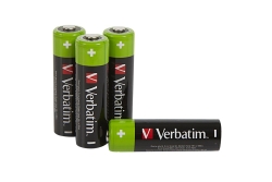 Verbatim RECHARGEABLE BATTERY AA 4 PACK / HR6