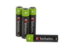Verbatim RECHARGEABLE BATTERY AAA 4 PACK / HR03