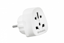 Verbatim World to Europe Travel Adapter Plug WTEU-02