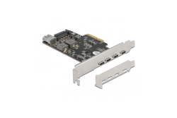 DELOCK PCI Express x4 Karte 4x USB Type-C + 1 x USB Typ-A