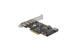 DELOCK PCI Express x4 Karte 4x USB Type-C + 1 x USB Typ-A