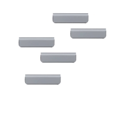 Zettelhalter DURAFIX® CLIP - 60 x 17 mm, silber, sk,...