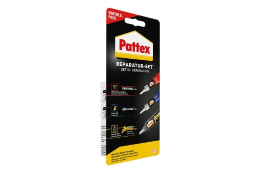 Pattex Reparatur-Set Sek.kleber flüssig & Gel+Repair Extreme