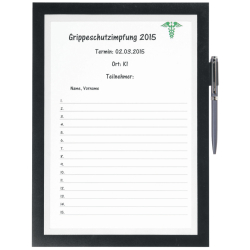 Info-Rahmen DURAFRAME® NOTE - A4, schwarz
