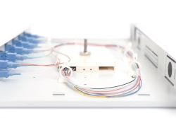 DIGITUS LWL Spleißbox 1HE bestückt 6x SC DX OS2 grau