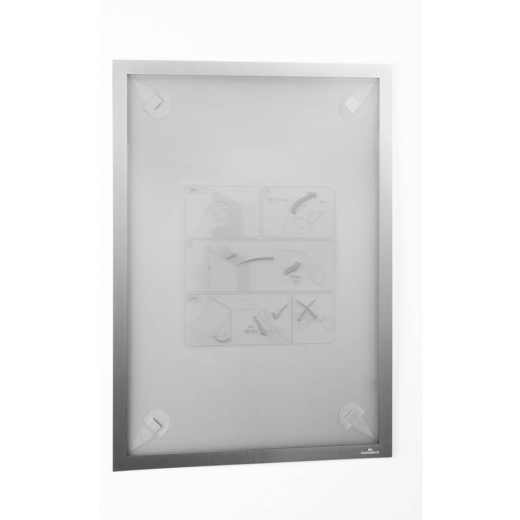 Info-Rahmen DURAFRAME® WALLPAPER - A3, 323 x 446 mm, silber