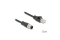 DELOCK M12 Kabel A-kodiert 8 Pin St. zu RJ45 St. PVC 5 m