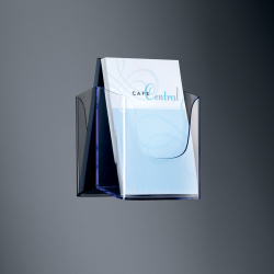 Wand-Prospekthalter acrylic, mit 1 Fach, glasklar,...
