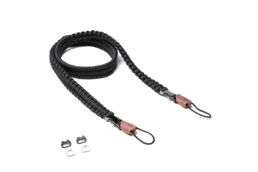 C-ROPE Kameragurt Traveler aus Paracord 100cm Silent Black retail